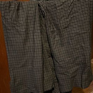 Torrid grey and black plaid dress pants.